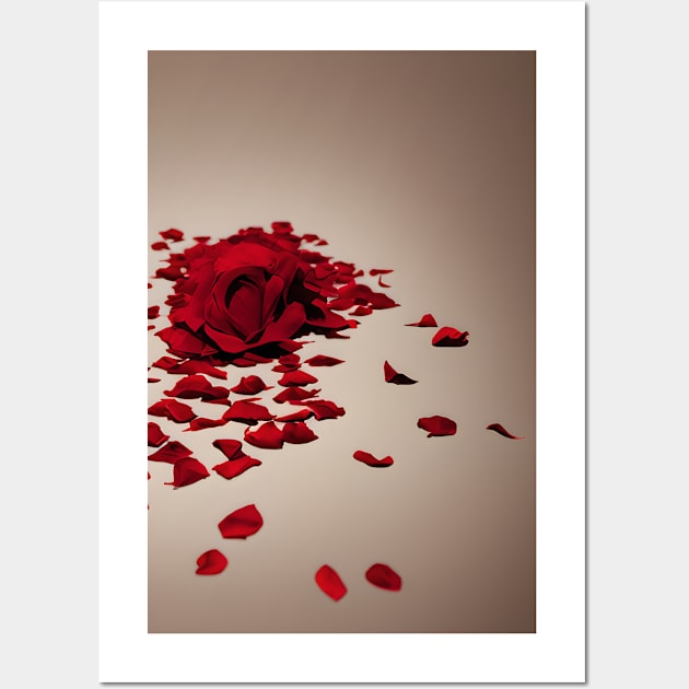 Rose, gift mugs, apparel, hoodies, t-shirts, shirts Wall Art by Goodies Galore